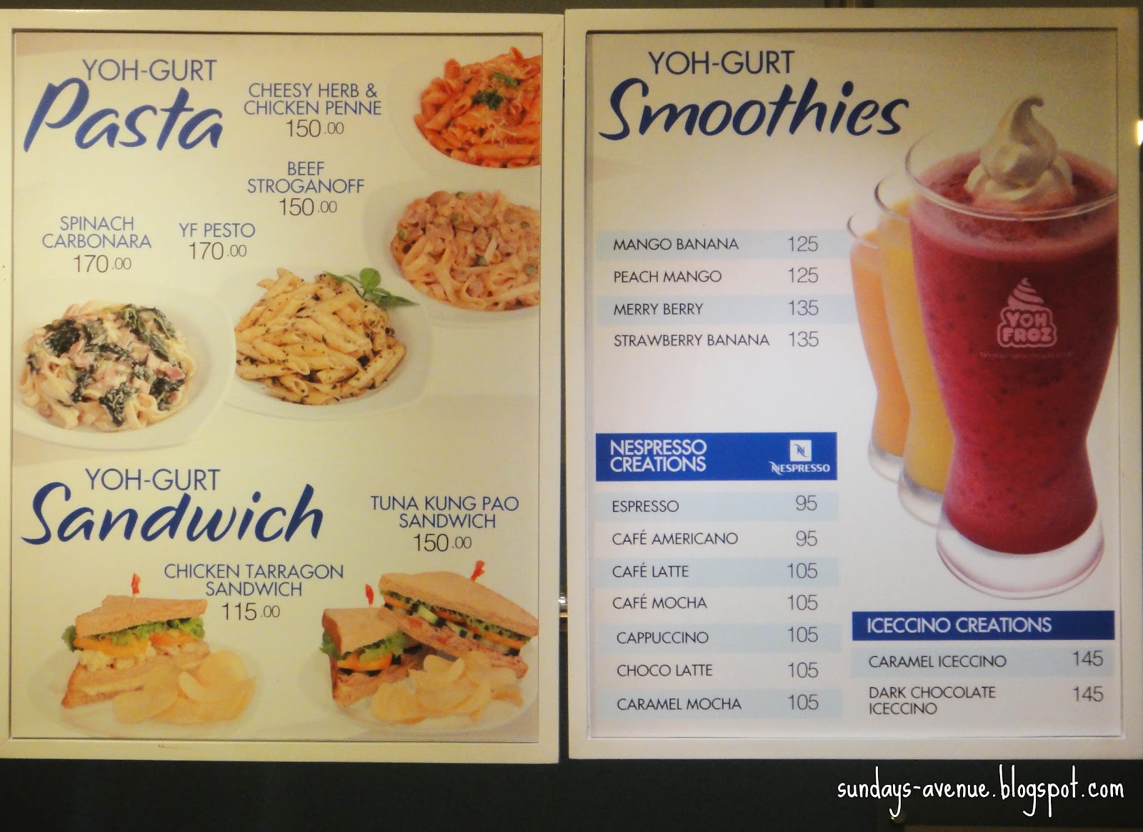 Sunday's Avenue Get Healthy with Yoh Froz!