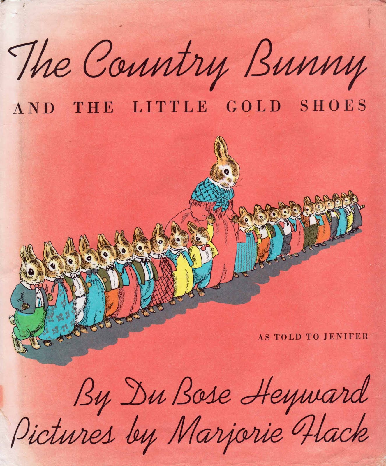 Vintage Kids' Books My Kid Loves The Country Bunny and the Little Gold