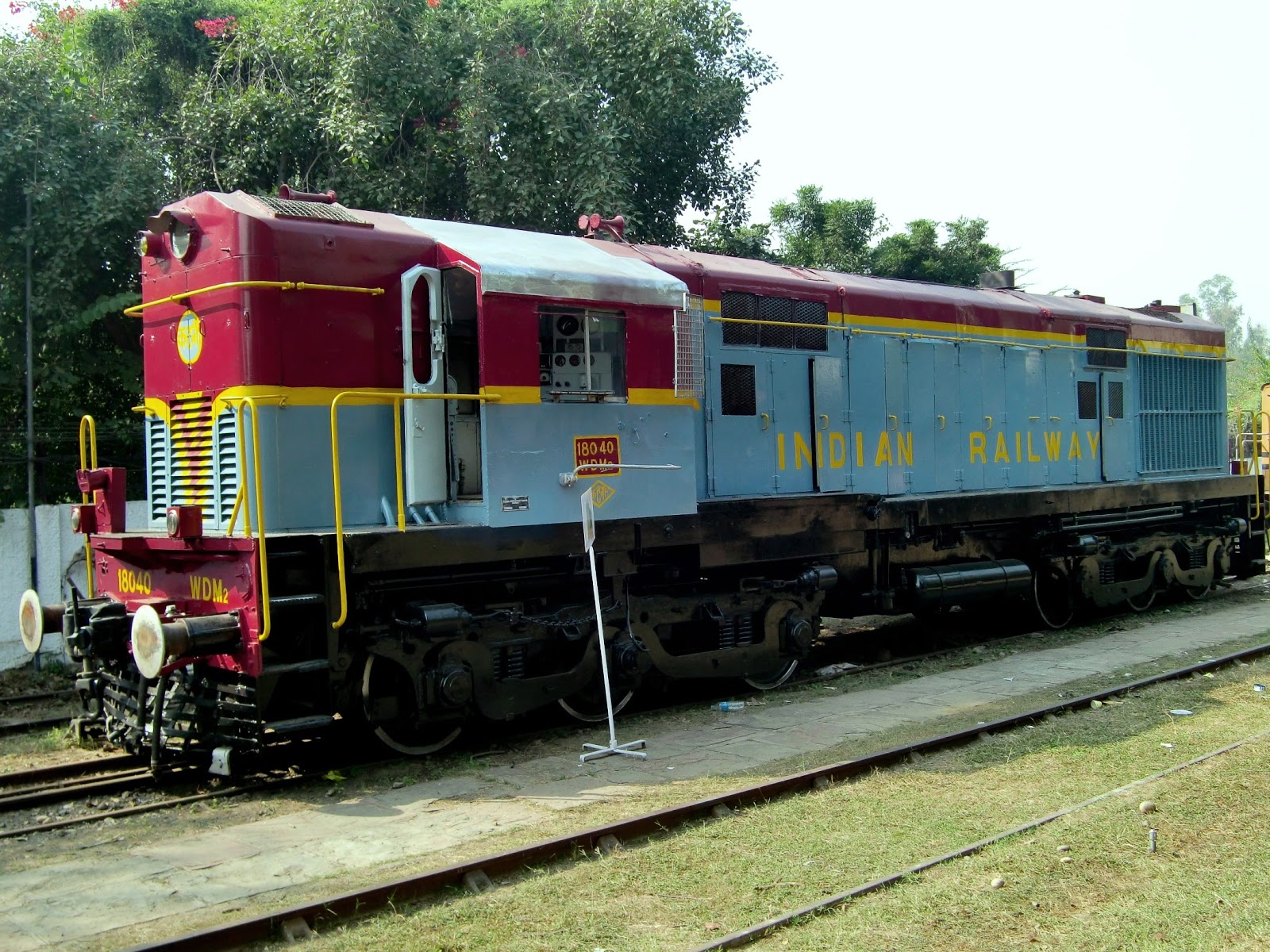 The Colourful World Indian Railway's Engine The Power of Train