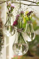 DIY lighting ideas/recycled light bulbs