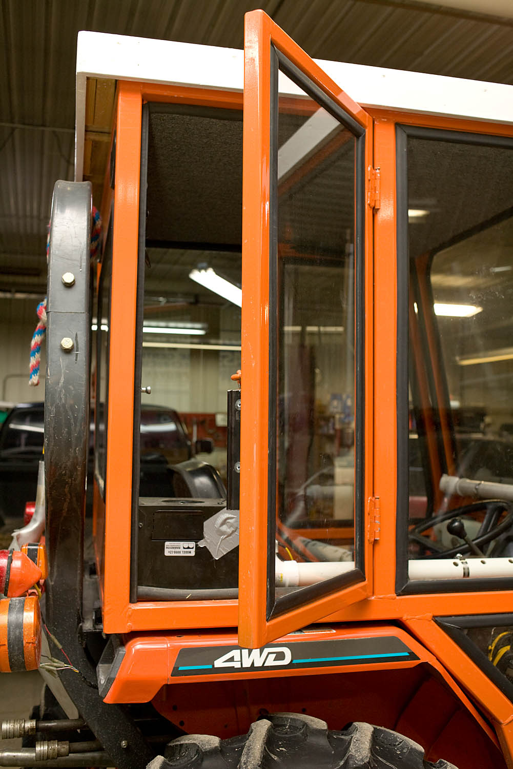 Life on Highway 9 Building a tractor cab.