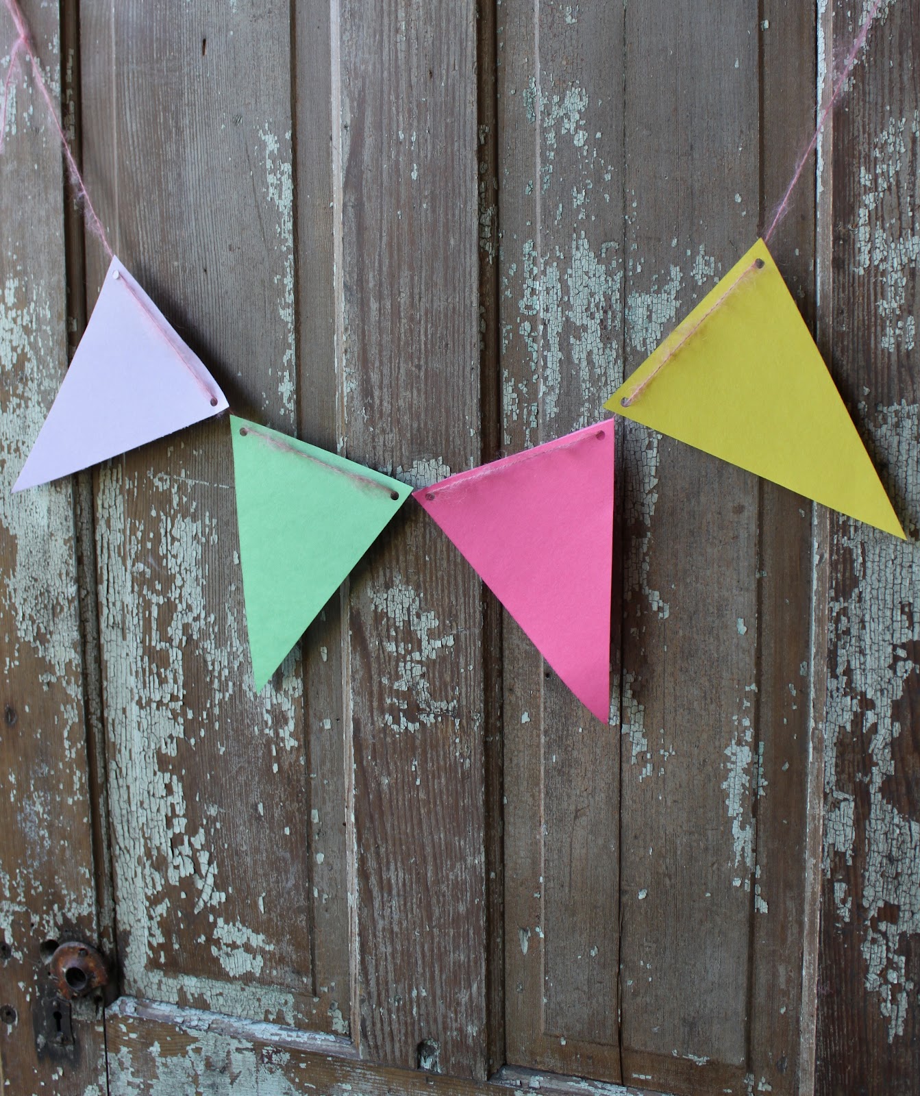 fivetenfifteen artpaperscissors paper pennant banner