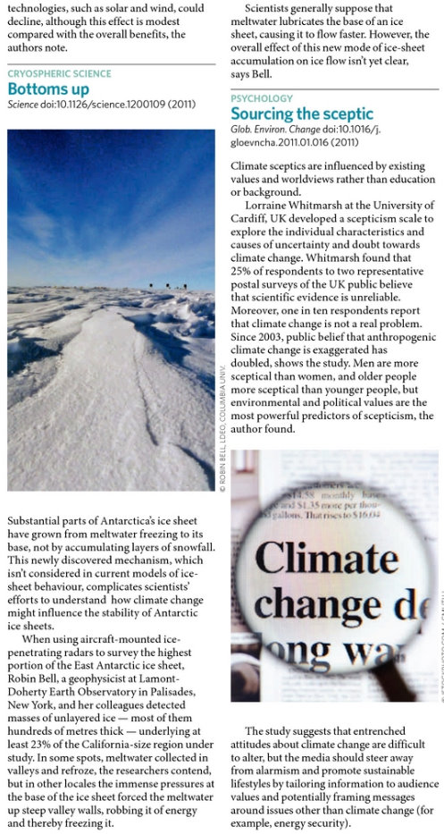 the hockey schtick antarctic ice sheet growing from above and below antarctic ice sheet growing