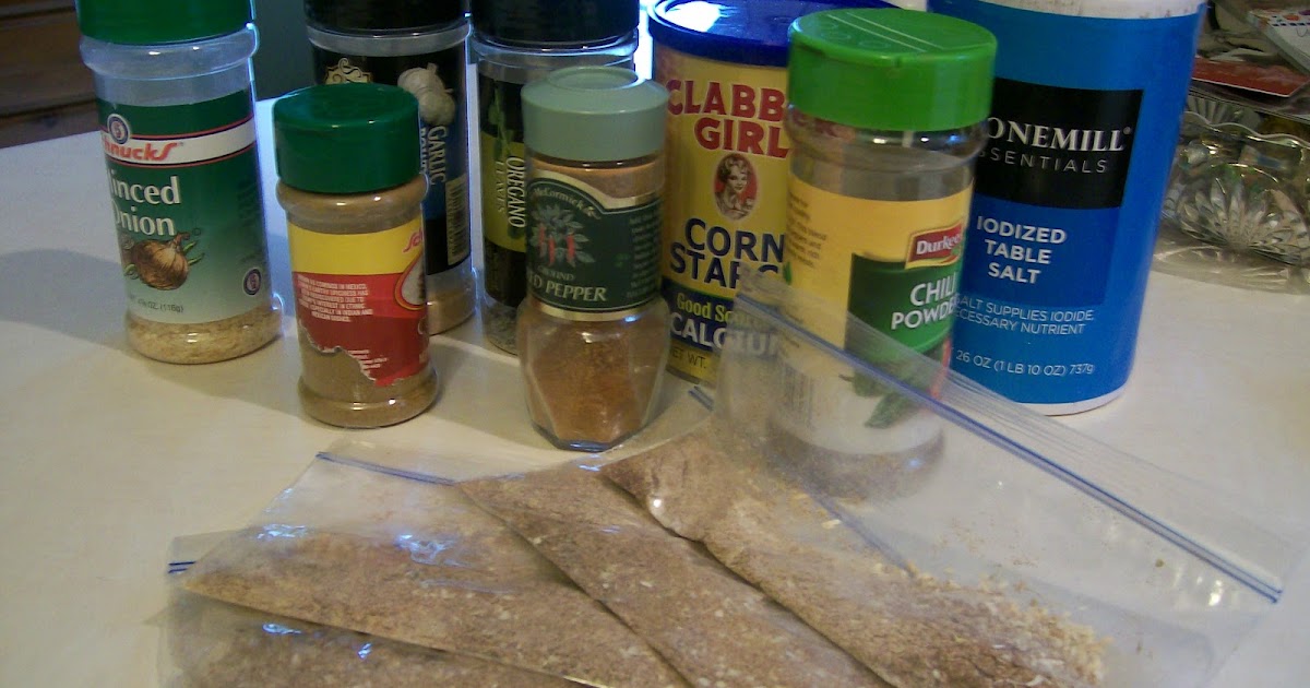 Recipes Homemade NoSalt Taco Seasoning