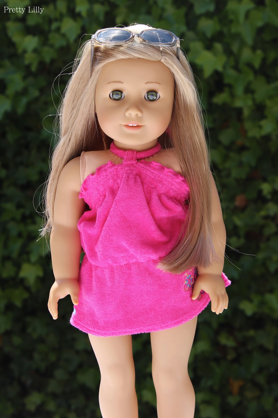 Pretty Lilly an American Girl Review Floral Swim Outfit