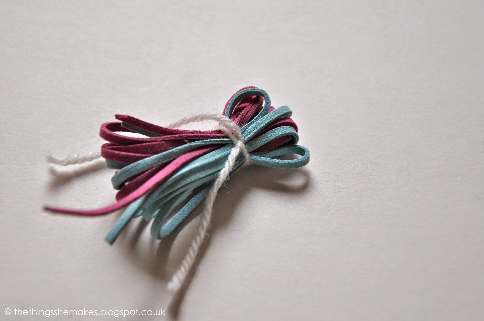 How to Make a Suede Tassel Keyring The Things She Makes