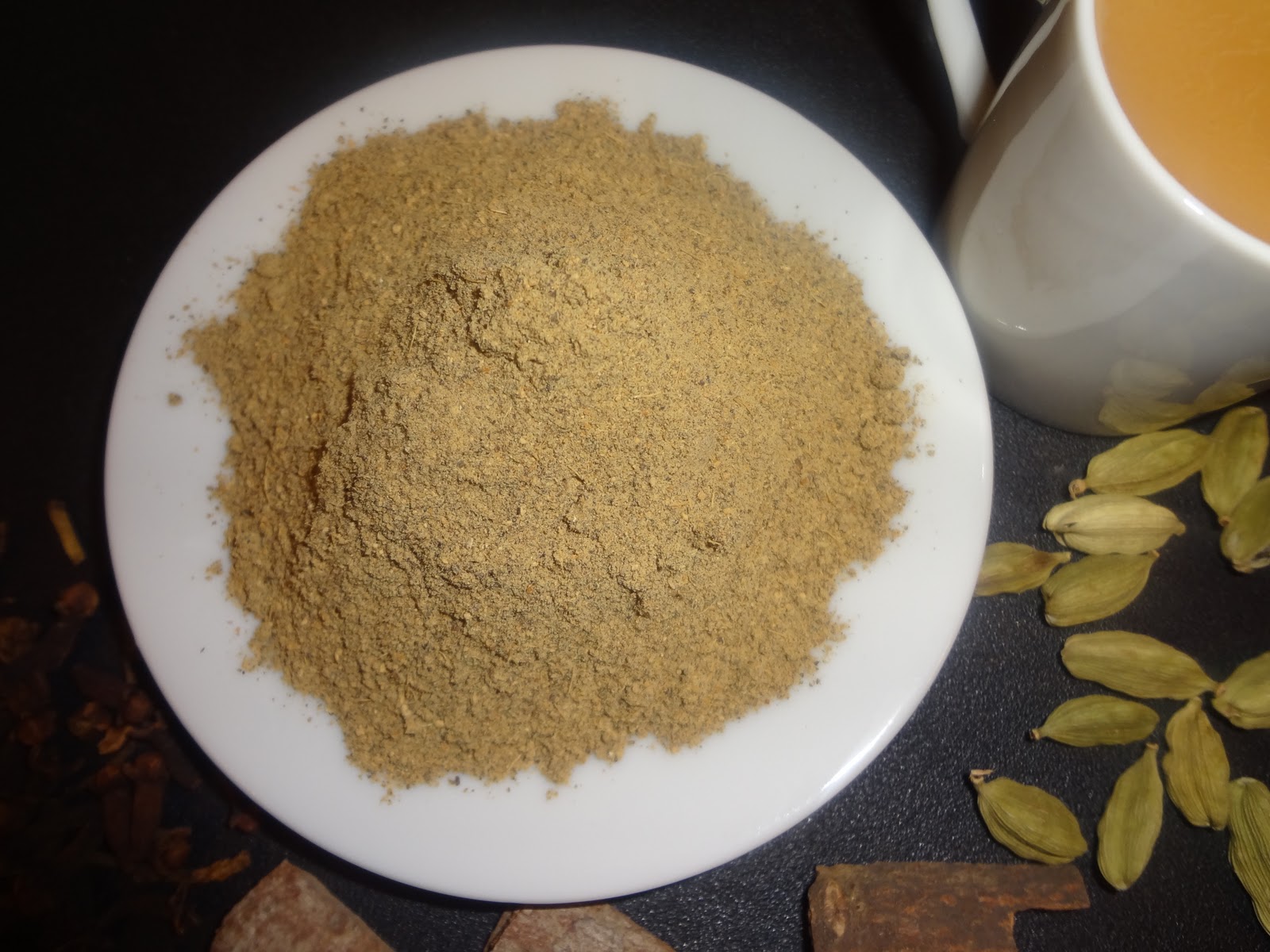 Achusmenu Indian Vegetarian Cooking Masala Chai Powder / Chai Ka Masala