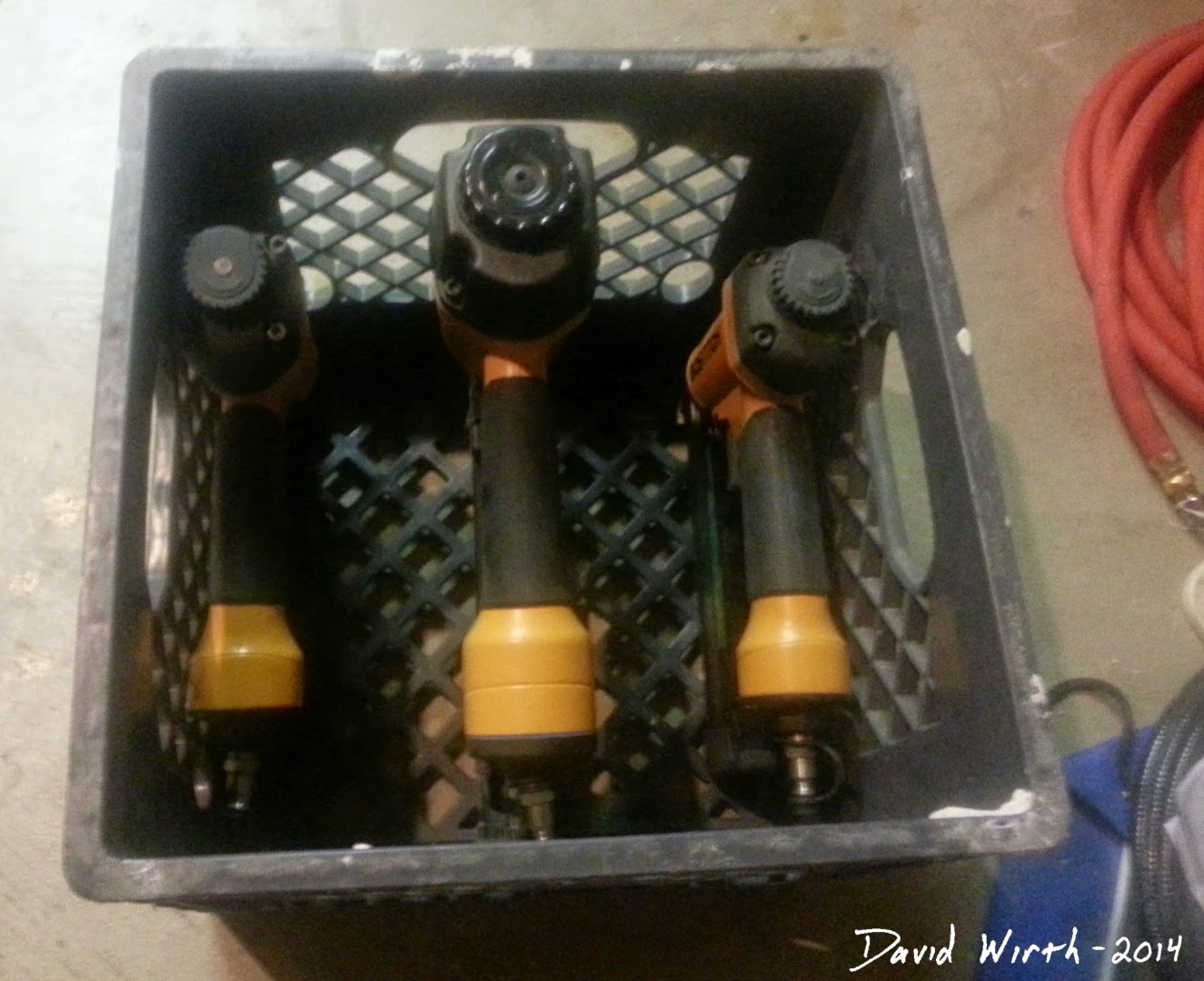 Folding Tool Box Nail Gun Case