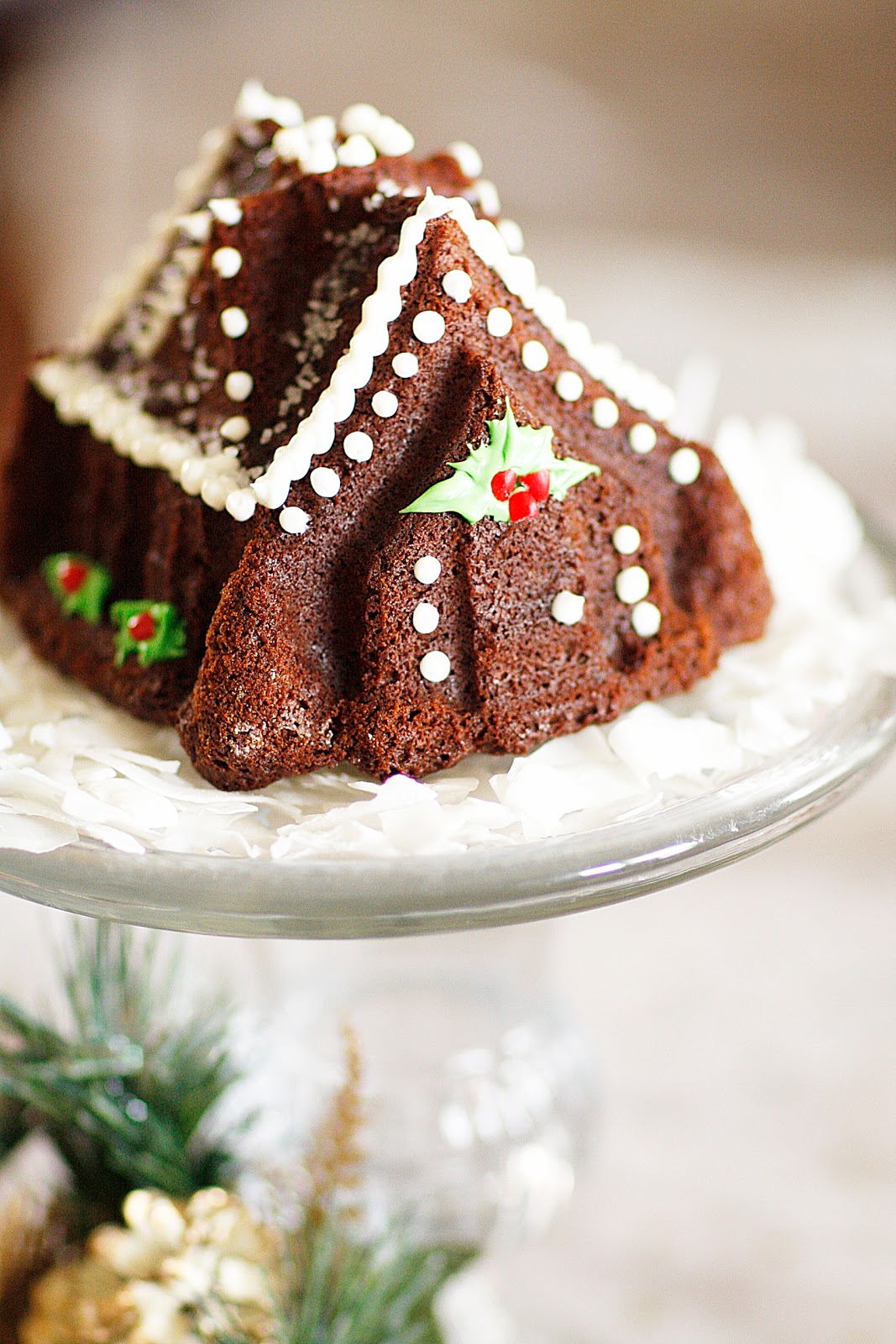 Gingerbread House Cakes Purple Chocolat Home