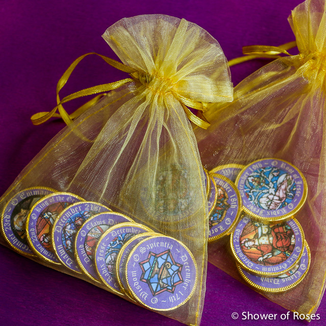 Shower of Roses O Antiphon Chocolate Coins