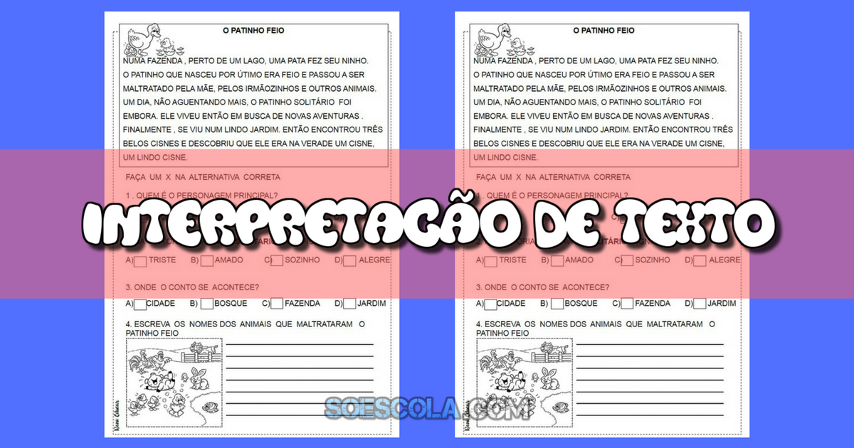 Contos O Patinho Feio