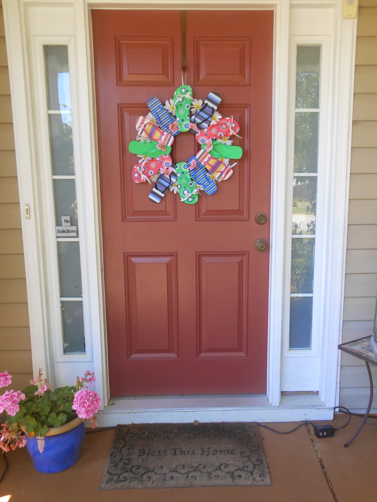 Flip Flop Wreath Wise Tip Wednesday Ruckus Rubies