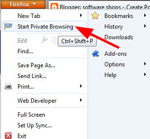 Private Browsing in Firefox