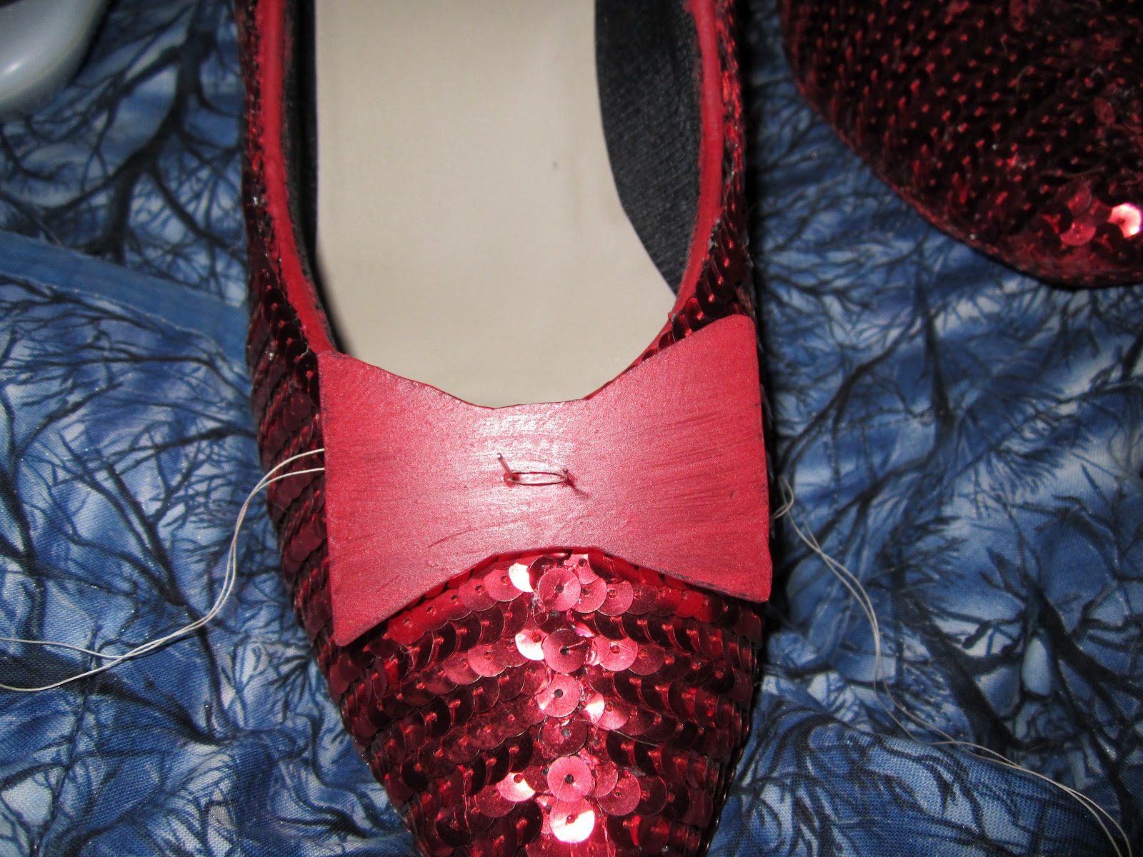 Keep Calm and Costume On Ruby Slippers Prototype Bows