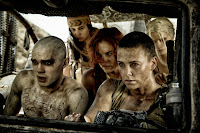 Charlize Theron and Nicholas Hoult in Mad Max Fury Road