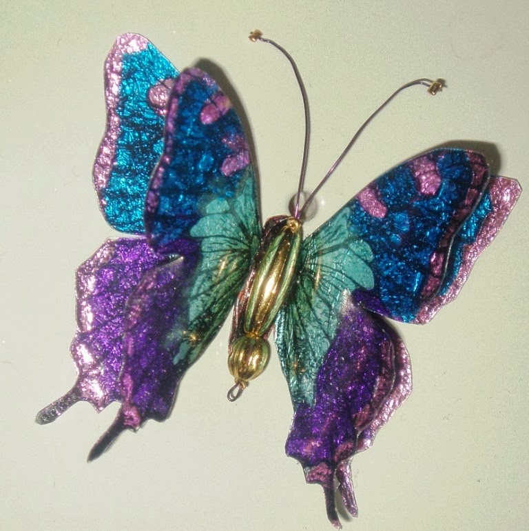 Inkspirational Designs Recycling Chocolate Foil Wrappers & a Tutorial