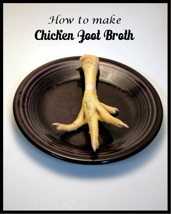 chicken foot broth Green Eggs & Goats