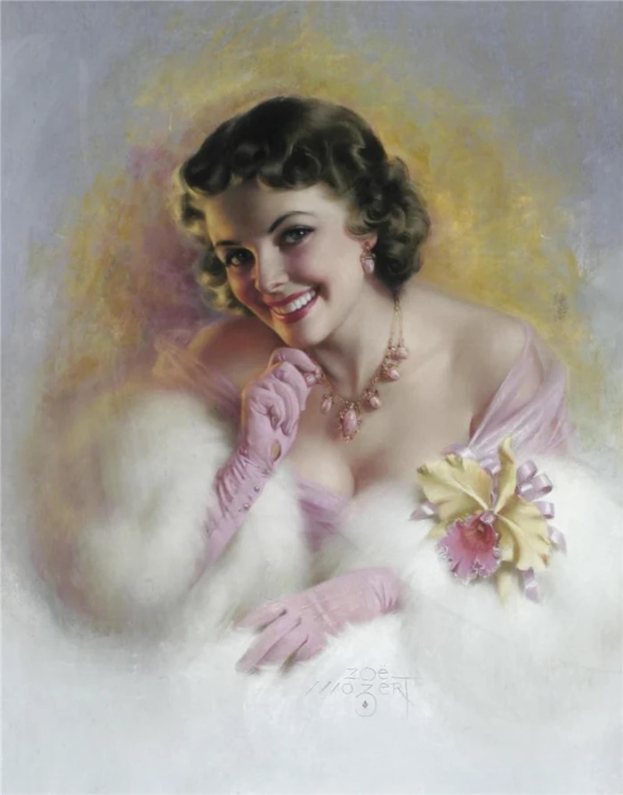 Zoë Mozert 1907-1993 American Pin-up illustrator