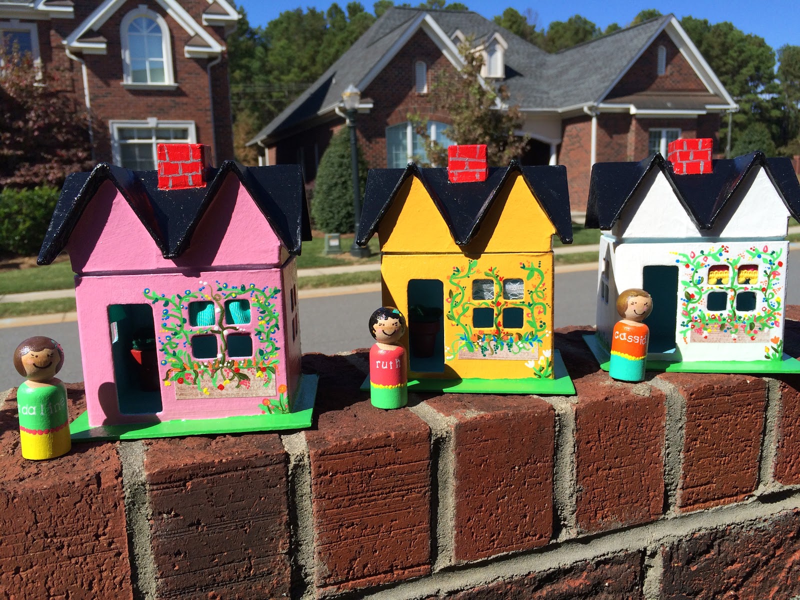 Cut Now, Measure Later Personalized Paper Mache Doll Houses