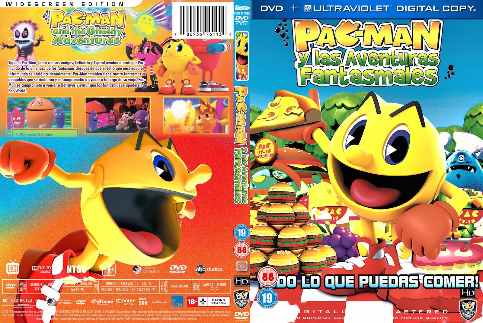 Cover - Caratulas: Pac-Man y Las Aventuras Fantasmales.
