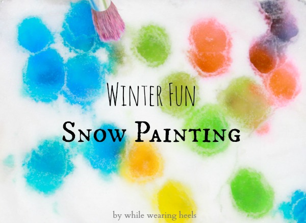 How To Make Snow Paint- Winter Activity For Kids