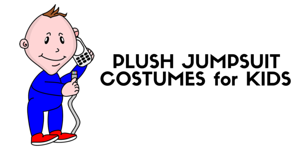 Furry or Plush Jumpsuit Costumes for Boys and Girls