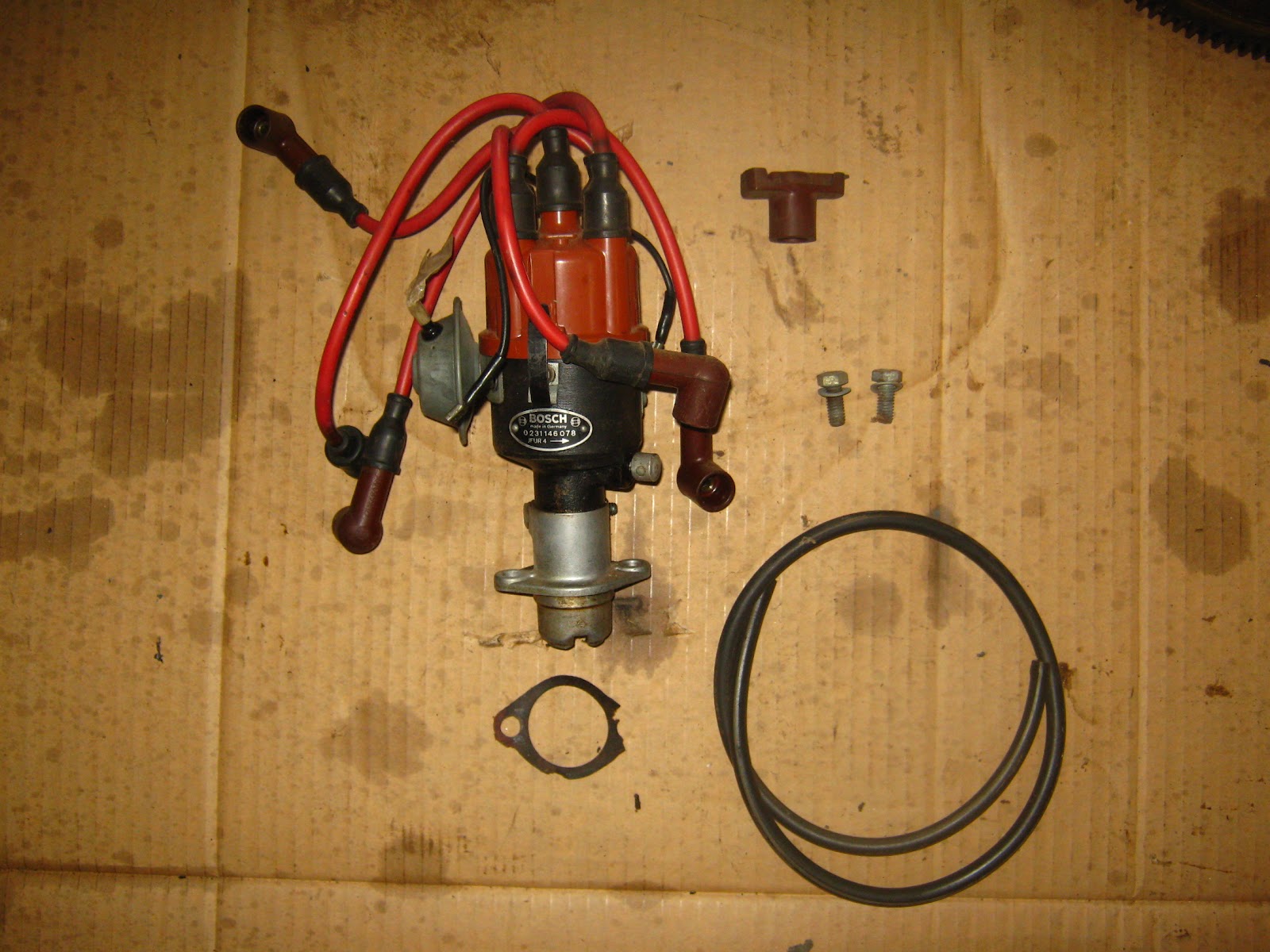 Restoration Volvo 122S 1969 Fitting the camshaft, timing gear