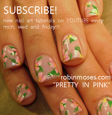 nail art robin moses "monster