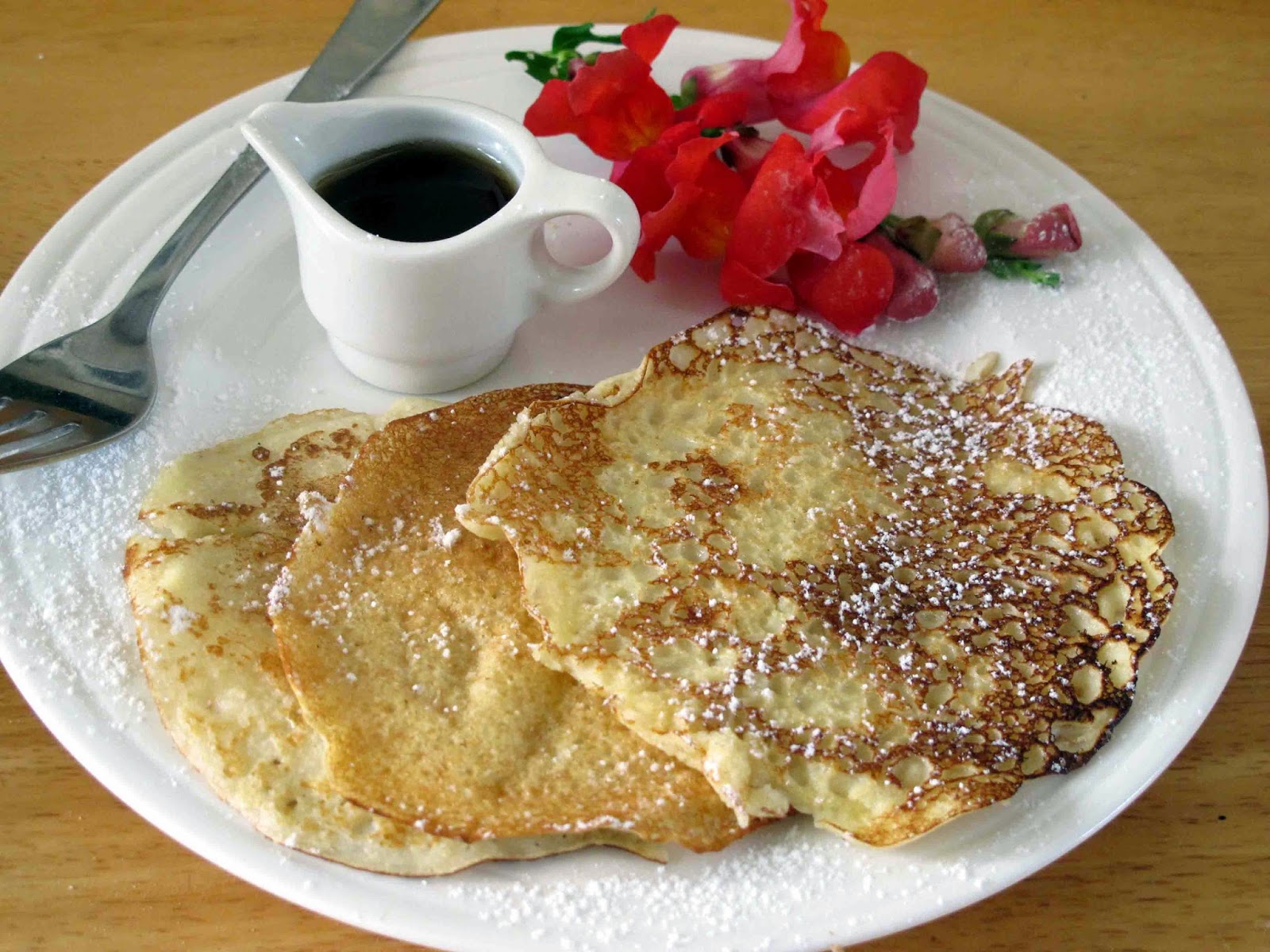 Shoot and Eat Gluten Free Little Masa Harina pancakes.