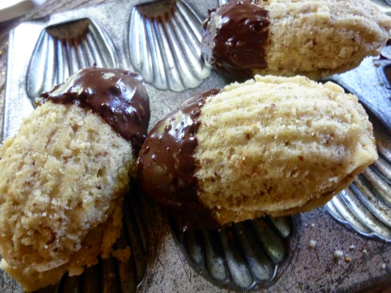 Chocolate Dipped Almond Apricot Bear Claw Cookies and a Beautiful