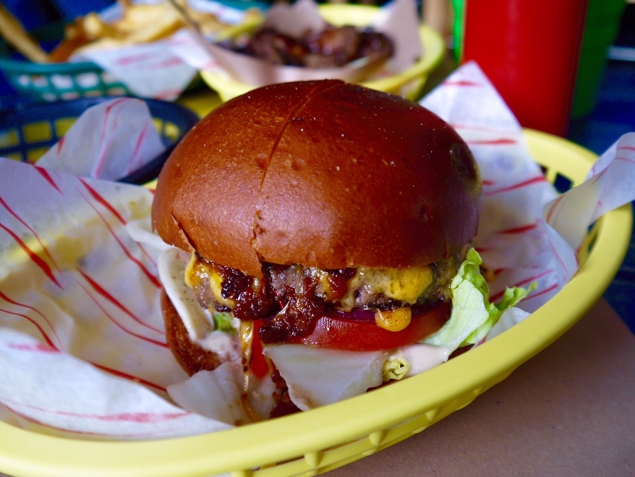 a little lusciousness BOOM BURGER, PORTOBELLO