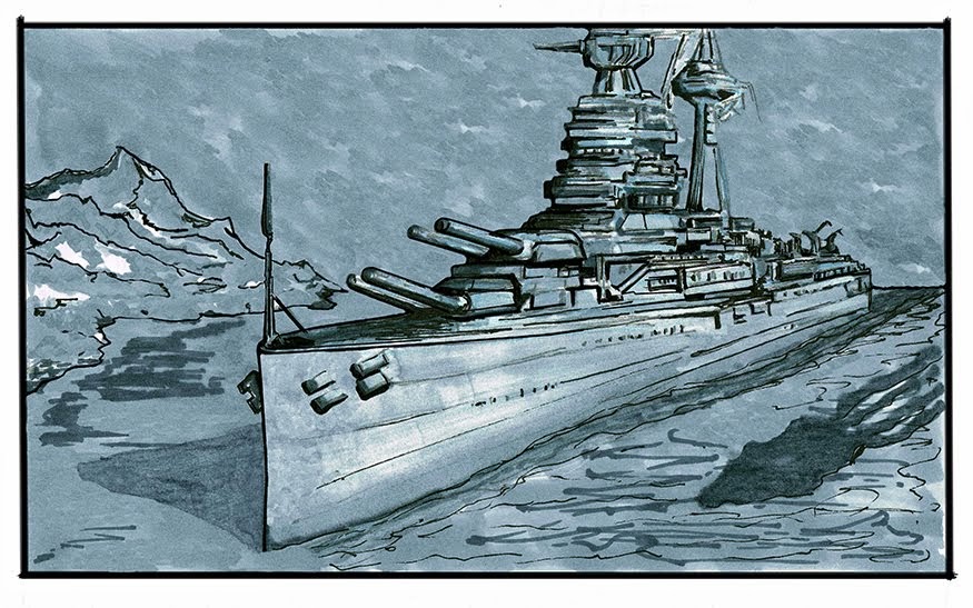 Battleship story board sample