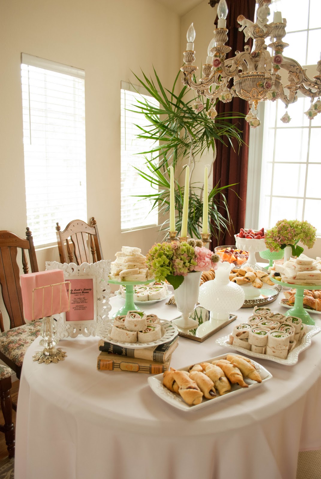 the sweet love chain Lovely Leah's Afternoon Tea Bridal Shower