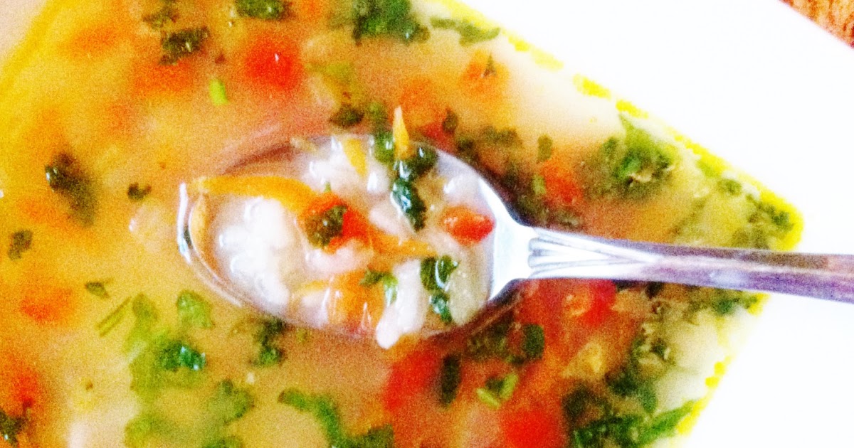 MomsAdventure Light Vegetable Soup with Rice Recipe