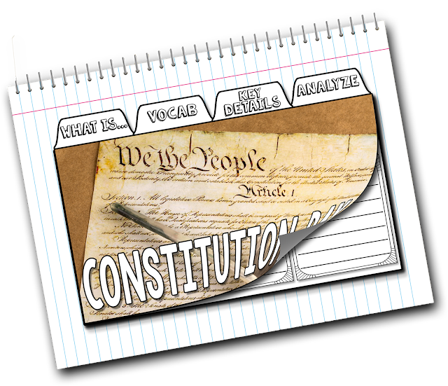 constitution day tab-its constitution day interactive notebook