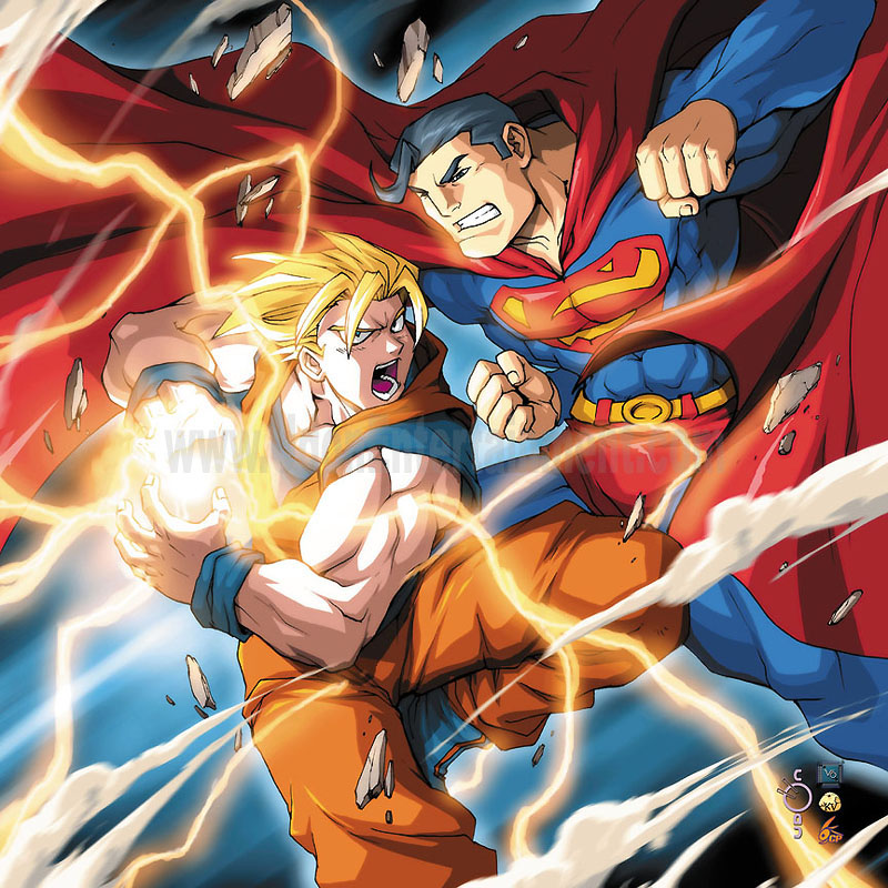 El guerrero mas letal (for anime) 03+Superman-Goku