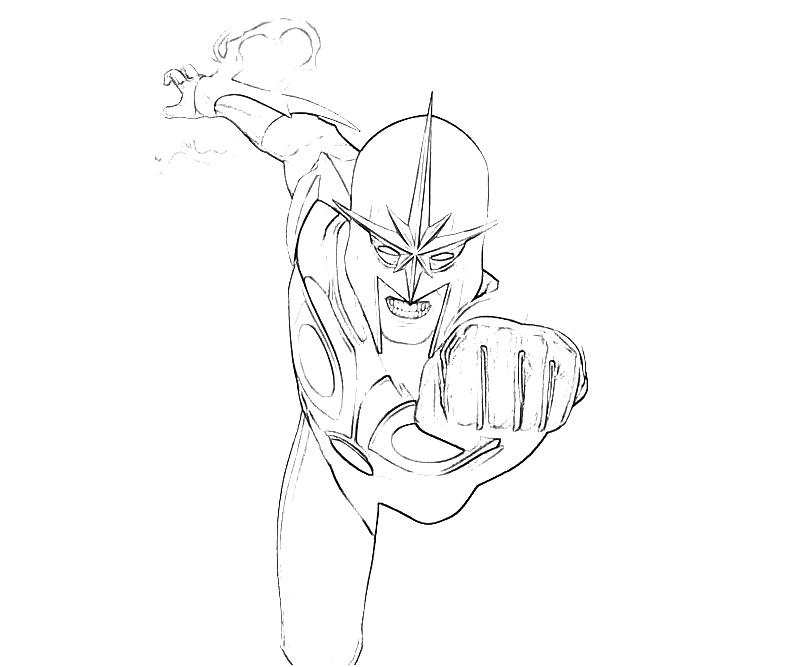 Marvel vs Capcom Nova Coloring | Yumiko Fujiwara