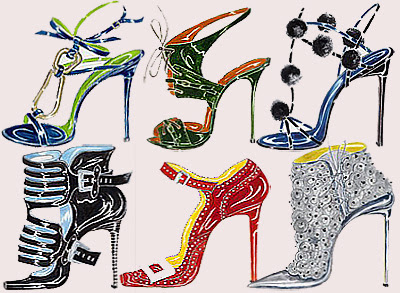 Or one of Monolo Blahnik shoes