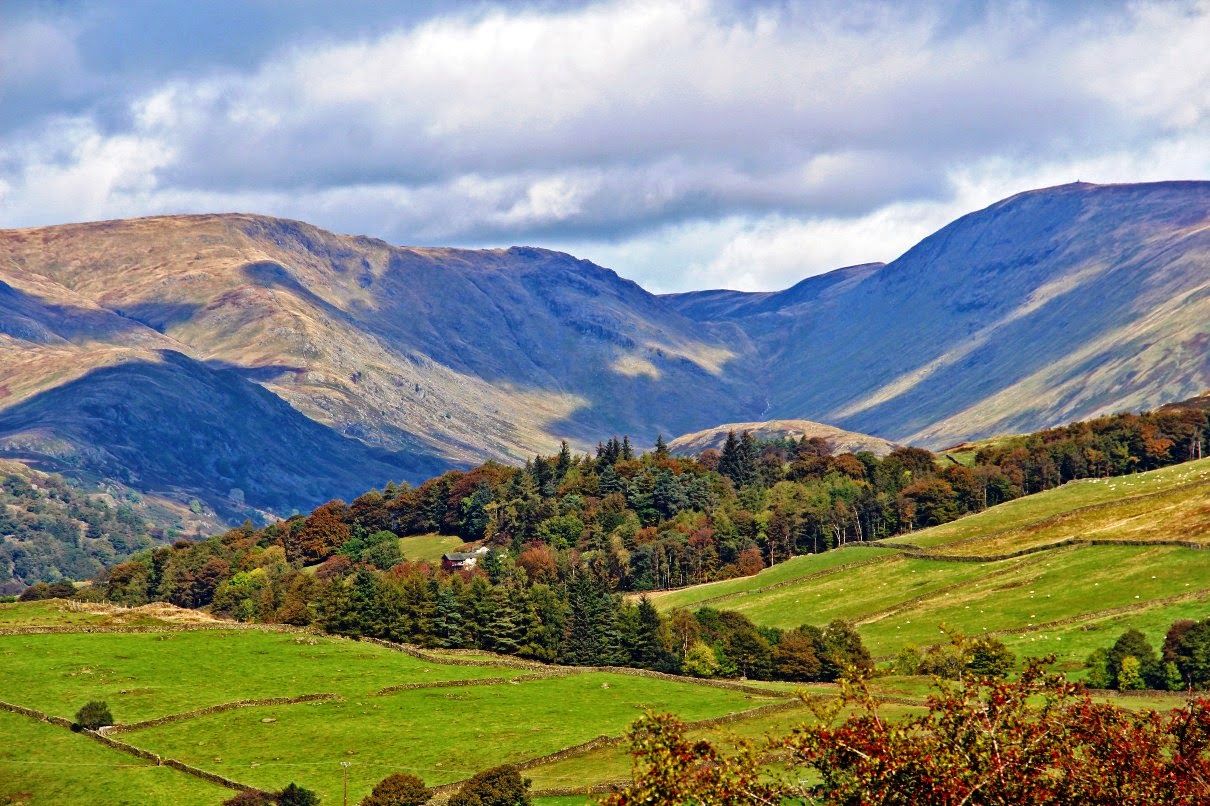 the viewing deck Lake District Hiking 1st part; Sightseeing the