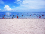 The beach. (virgin beach resort is located in laiya batangas)