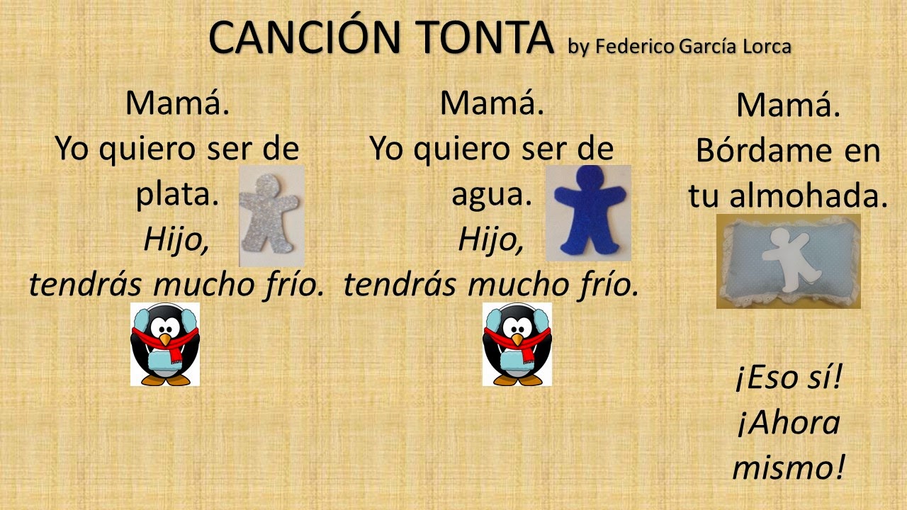 This Is How We Learn Spanish A Poem Cancion Tonta