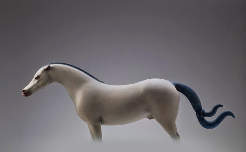 Surreal art Animal Sculptures Dream Series by Wang Ruilin horse Surreal art Animal Sculptures Dream Series by Wang Ruilin horse
