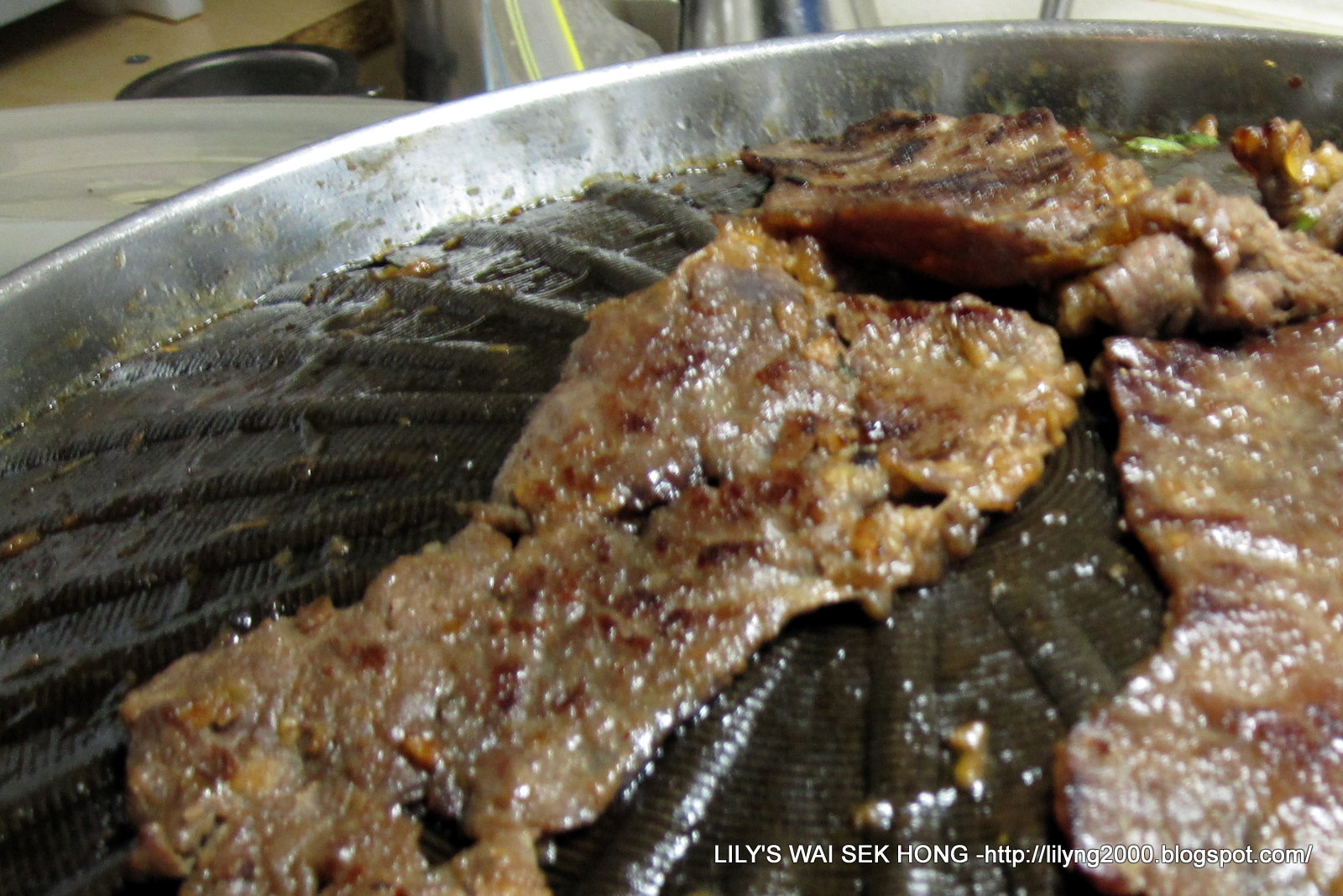 Lily's Wai Sek Hong Bulgogi and Kalbi/Galbi(Korean barbecued beef)