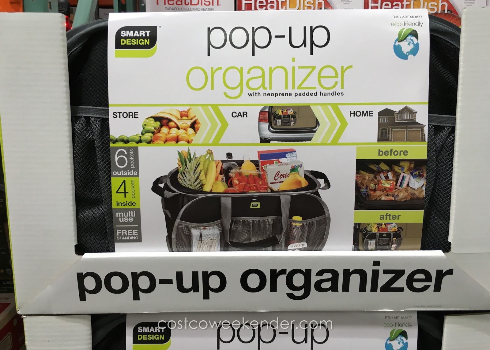 Smartworks Smart Design PopUp Organizer Costco Weekender