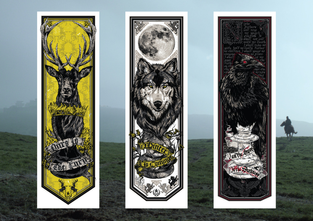 INSIDE THE ROCK POSTER FRAME BLOG Rhys Cooper Game of Thrones Call the