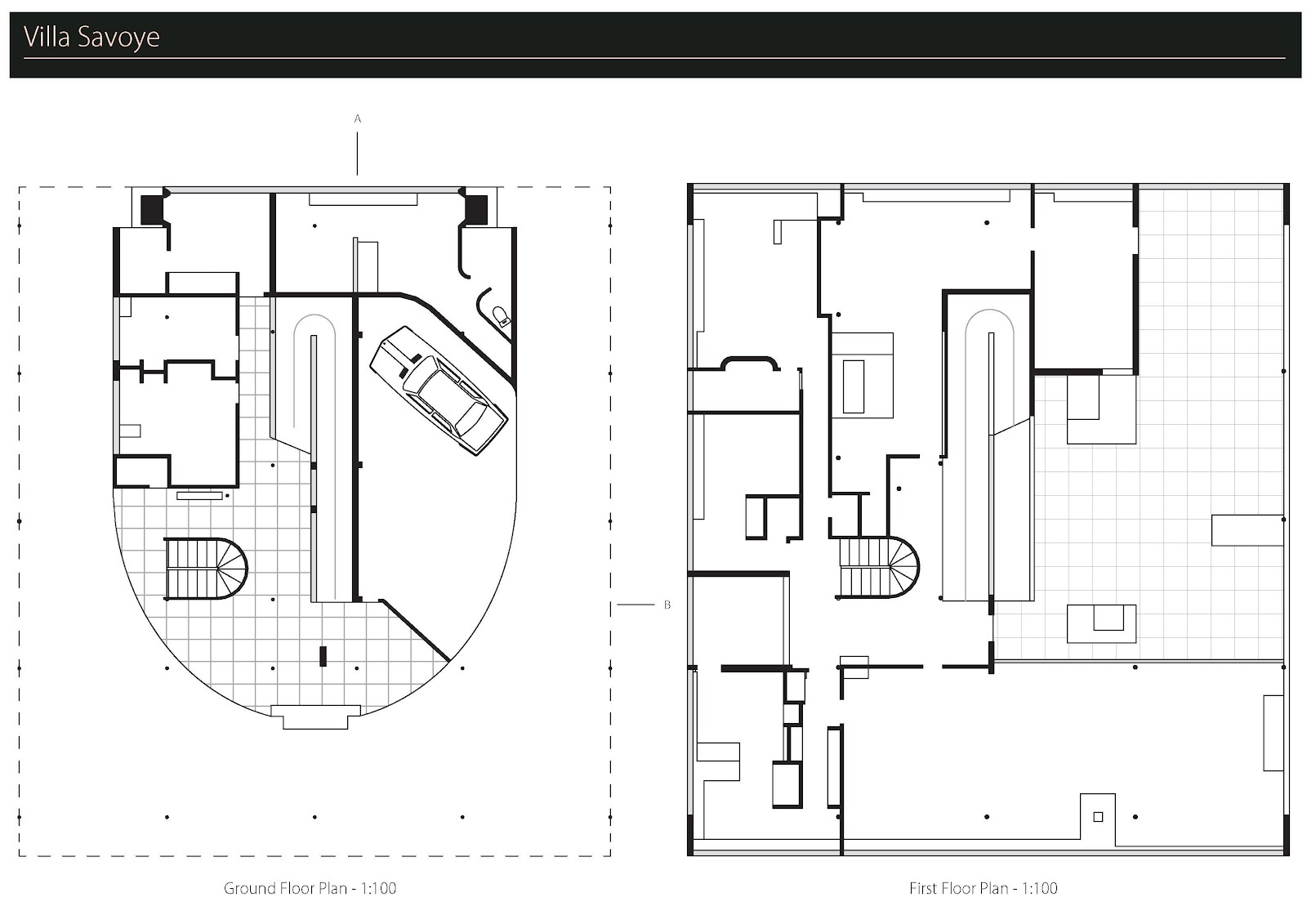 Villa Savoye Floor Plan Dwg | villa savoye floor plan dwg 100 dining room side chairs Villa Savoye Floor Plan Dwg | villa savoye floor plan dwg 100 dining room side chairs