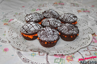 Muffins De Chocolate Con Naranja.

