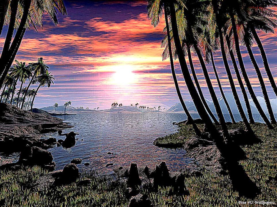Beautiful Beach Sunsets Painting Hd Cool 7 HD Wallpapers amagico Beautiful Beach Sunsets Painting Hd Cool 7 HD Wallpapers amagico