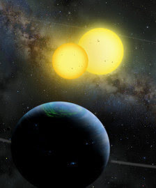 Dos nuevos planetas que orbitan alrededor de dos soles fueron descubiertos Kepler-35b+orbitando+dos+soles