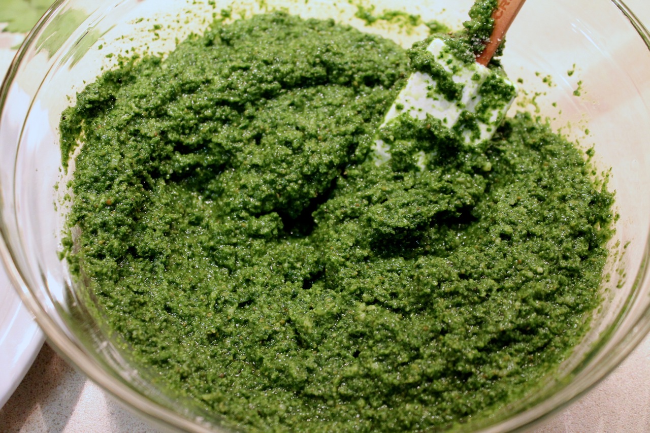 Cook In / Dine Out Parsley Pesto Spaghetti
